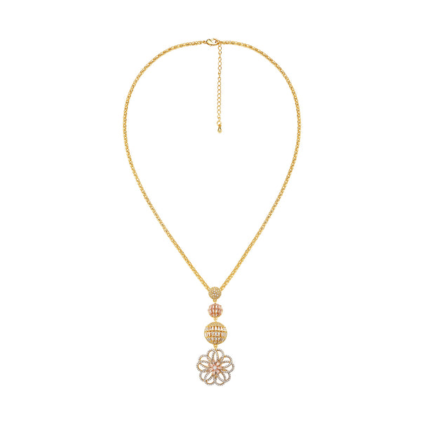 Enchanted Petals Eternity Necklace