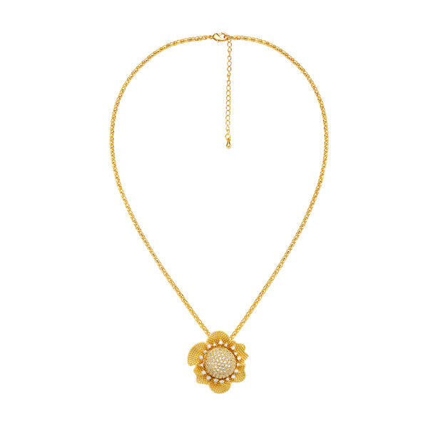 Golden Sunburst Necklace