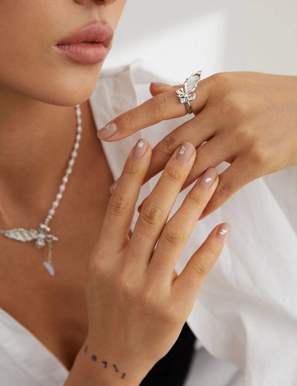 Sterling Silver Butterfly Ring